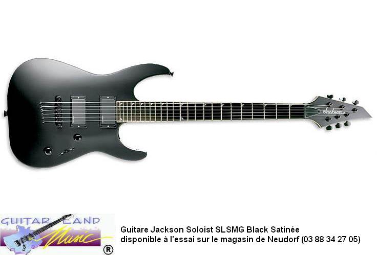 Guitare Jackson Soloist SLSMG Black Satin